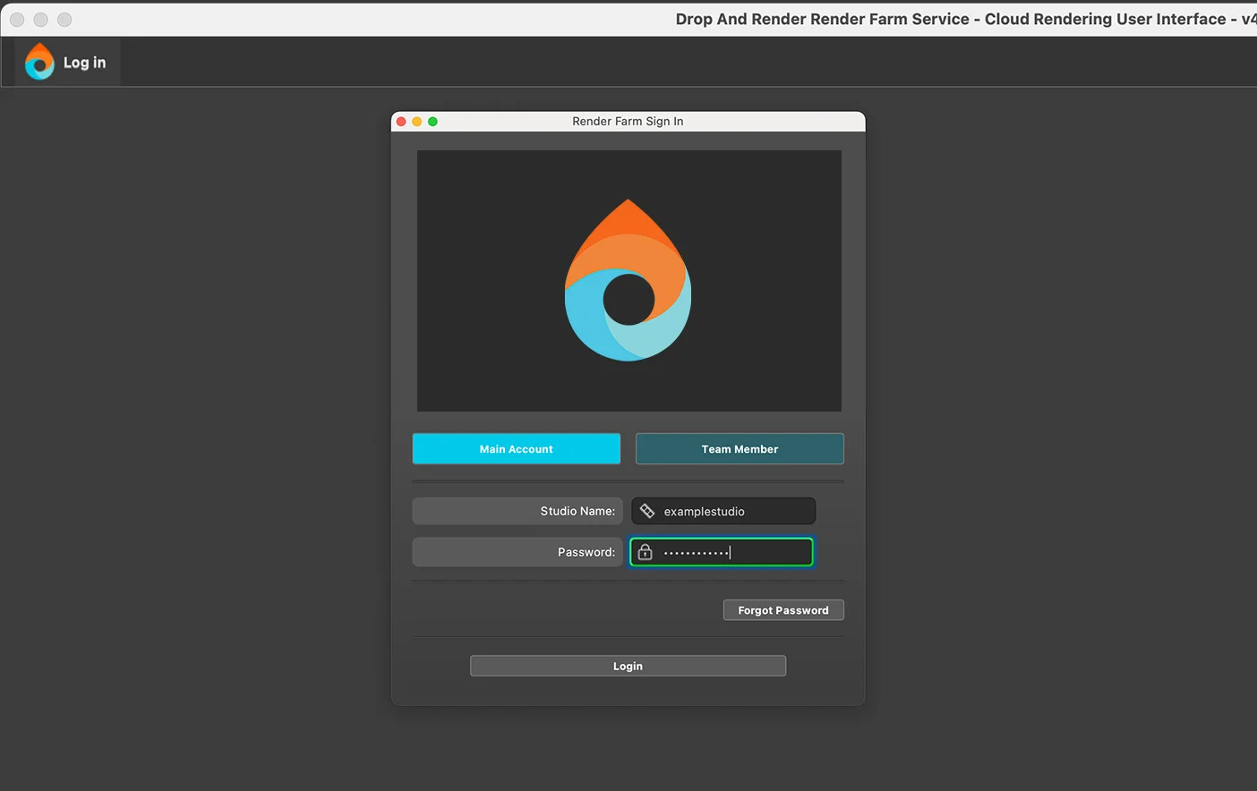 Step 3: Faça login no Cloud Manager - Interface screenshot