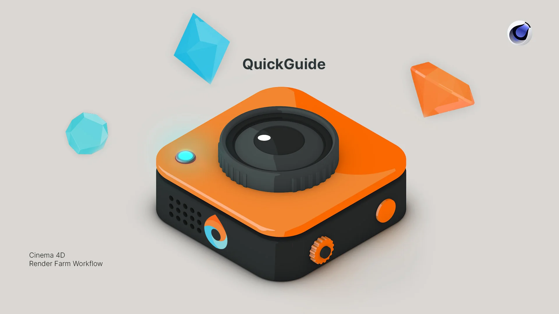 Cinema 4D tutorial video thumbnail - light mode